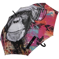 Doppler Long Modern Art Umbrella - Monkey