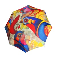 Doppler Long Modern Art Umbrella - Birdie