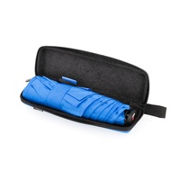 Knirps X4U Ultra Light Slim Umbrella Neon Blue with EVA Case