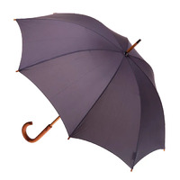 Manual Wood Umbrella Charcoal