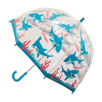 Children's Clear Umbrella Shark