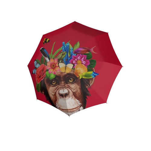 Doppler Long Modern Art Umbrella - Flower Monkey