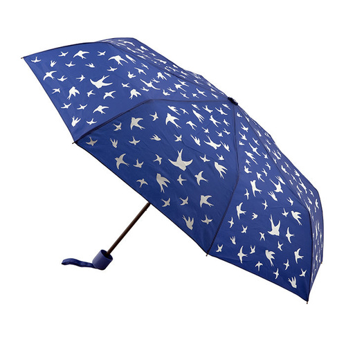 Mini Maxi Manual Umbrella Royal Blue Birds
