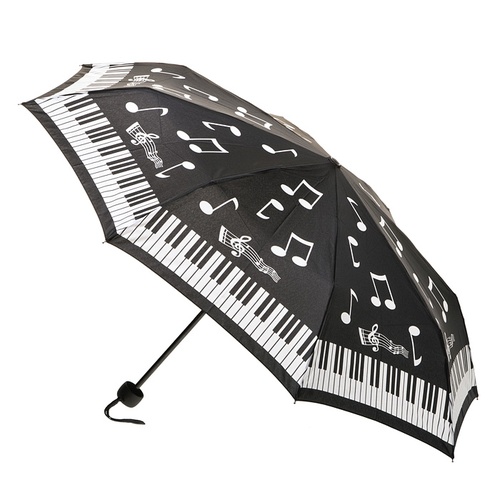 Deluxe Mini Maxi Manual Umbrella Piano Music