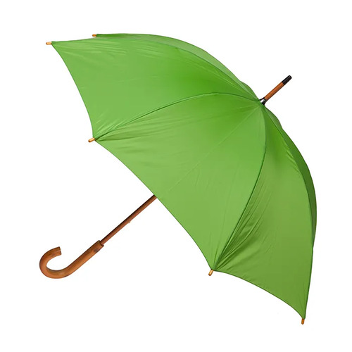 Manual Wood Umbrella Green